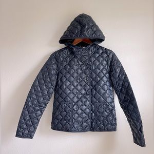 J Crew Quilted Cropped Down Jacket